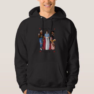 Womens Black Mexican Womens Half Mexican Peruvian Hoodie