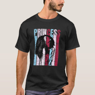 Womens Black Womans Afro Hair Curly Hair Girls Wom T-Shirt