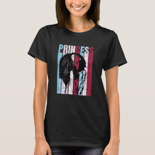 Womens Black Womans Afro Hair Curly Hair Girls Wom T-Shirt