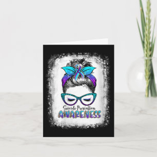 Womens Bleached Suicide Prevention Awareness Week Card