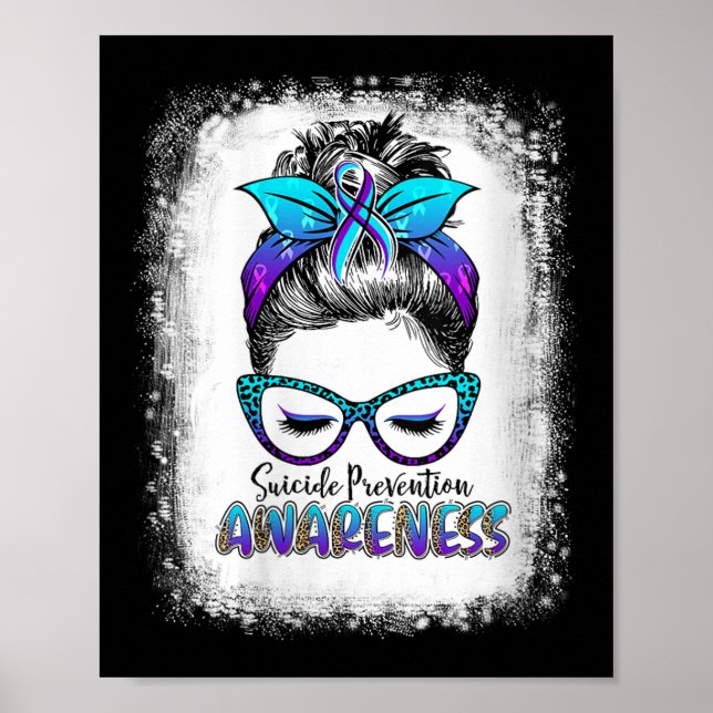Womens Bleached Suicide Prevention Awareness Week  Poster (Front)