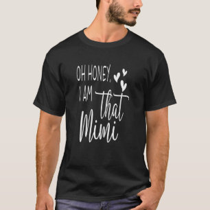 Womens Blessed Mimi Heart Mimi Grandma Women Chris T-Shirt
