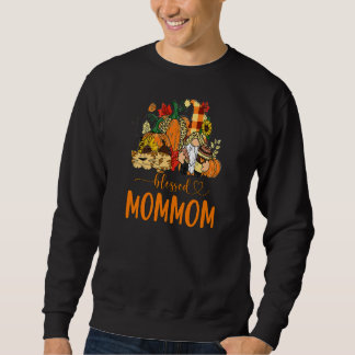 Womens Blessed Mommom It's Fall Y'all Happy Fall Y Sweatshirt