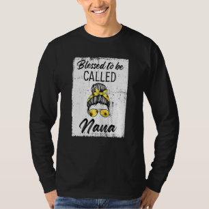 Womens Blessed To Be Called Nana Nana T-Shirt