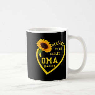 Womens blessed to be called oma mothers day shirt coffee mug