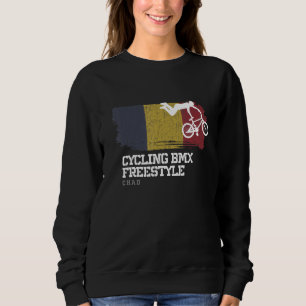 Womens BMX Freestyle Bike Chad Flag Cycling BMX Sweatshirt