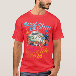 Womens Boardhe Ship Its A Bestiesrip 2026 Besties  T-Shirt