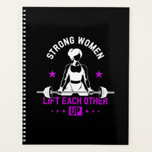 Womens Bodybuilding Gym Workout And Funny Training Planner