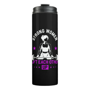 Womens Bodybuilding Gym Workout And Funny Training Thermal Tumbler