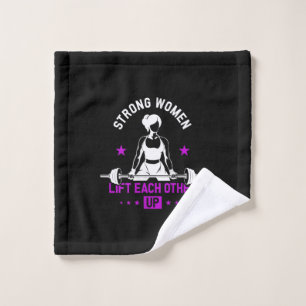 Womens Bodybuilding Gym Workout And Funny Training Wash Cloth