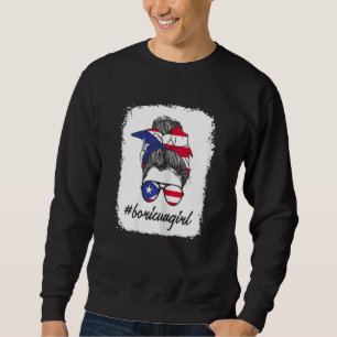 Womens Boricuagirl Puerto Rico Boricua 1 Sweatshirt