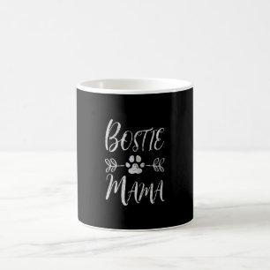 Womens Bostie Mama Shirt Boston Terrier Lover Coffee Mug