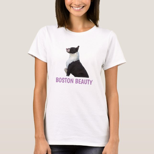 Women's Boston Beauty Terrier T-Shirt (Front)