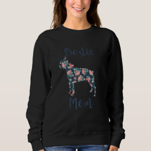 Womens Boston Terrier  For  Bostie Mum  Dog Mama Sweatshirt