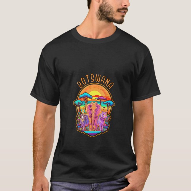 Womens Botswana Safari - African Animal Adventure  T-Shirt (Front)