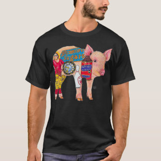 Womens bowlingART Pig Hon Baltimore (Pigtown) Orig T-Shirt