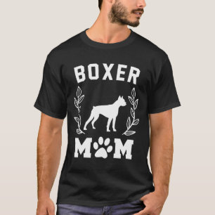 Womens Boxer Mum Boxer Dog Owner T-Shirt