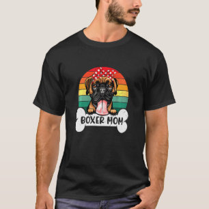 Womens Boxer Mum Dog Mum T-Shirt