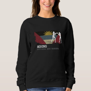 Womens Boxing Antigua & Barbuda Combat Sports Figh Sweatshirt