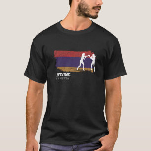 Womens Boxing Armenia Combat Sports Fighter Boxing T-Shirt