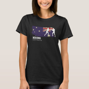 Womens Boxing Australia Combat Sports Fighter Boxi T-Shirt