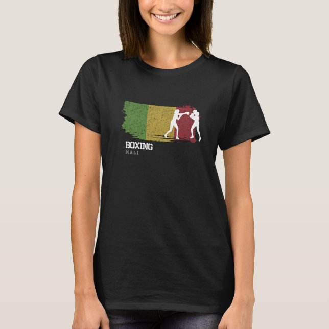 Womens Boxing Mali Combat Sports Fighter Boxing  1 T-Shirt (Front)