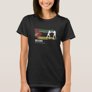 Womens Boxing Mozambique Combat Sports Fighter Box T-Shirt