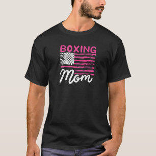 Womens Boxing Mum Boxing Mother Kickboxing Mummy M T-Shirt