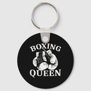 Womens Boxing Queen Fighter Kickboxing Key Ring