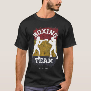 Womens Boxing Romania Combat Sports Fighter Boxing T-Shirt