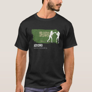 Womens Boxing Saudi Arabia Combat Sports Fighter B T-Shirt