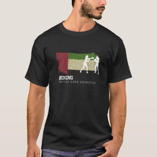 Womens Boxing United Arab Emirates Combat Fighter T-Shirt