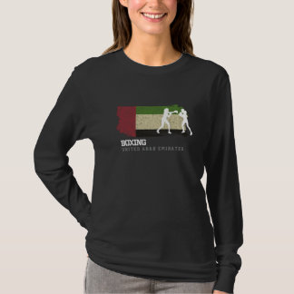 Womens Boxing United Arab Emirates Combat Fighter T-Shirt