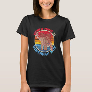 Womens Boy Birthday I Bonus Mama I Stegosaurus I F T-Shirt