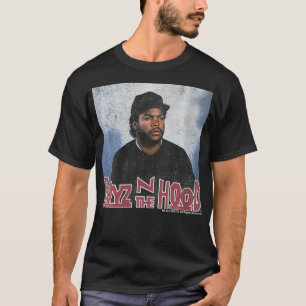 Womens Boyz in The Hood Cube Slice VNeck T-Shirt