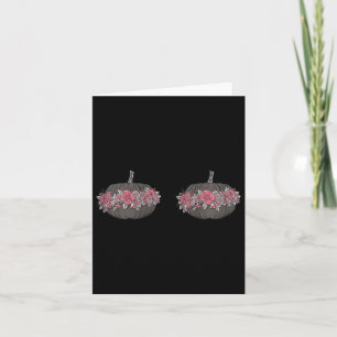 Womens Breast Cancer Awareness In October We Wear  Card