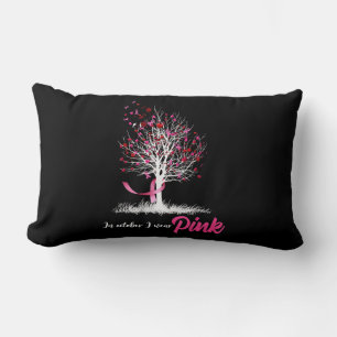 Womens Breast Cancer Awareness, In October We Wear Lumbar Cushion