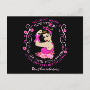 Womens Breast Cancer Awareness Ribbon T-Shirt177 Postcard