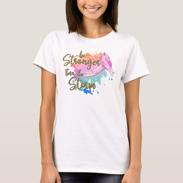Womens Breast Cancer Awareness T-Shirt (Front)