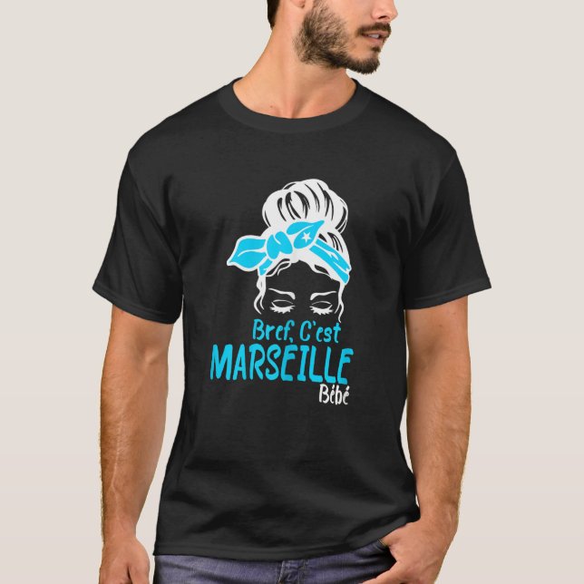 Womens Bref C'est Marseille Bébé Marseillais Suppo T-Shirt (Front)