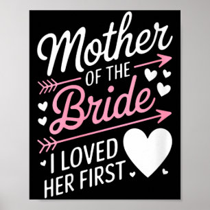 Womens bridal shower mother of the bride loved poster