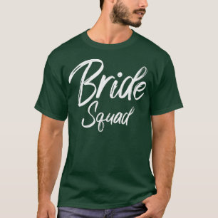 Womens Bride Squad Team Bride Bachelorette Party T-Shirt