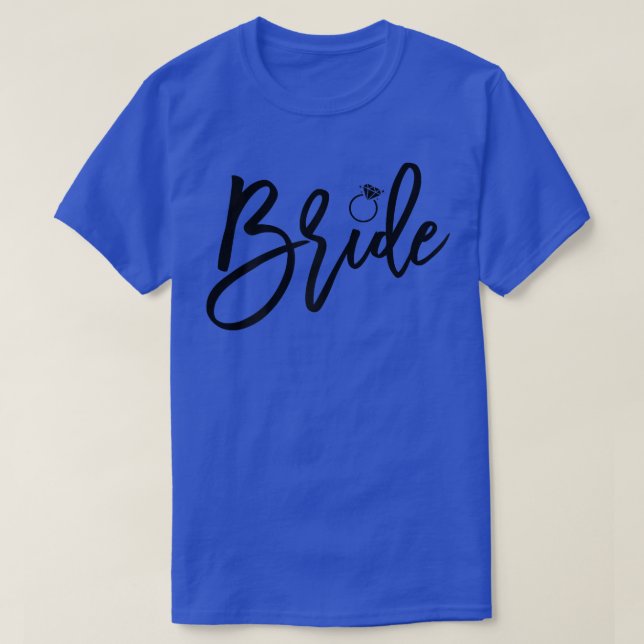 Womens Bride With Ring Graphics  T-Shirt (Design Front)