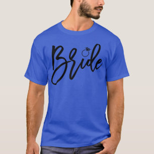 Womens Bride With Ring Graphics  T-Shirt
