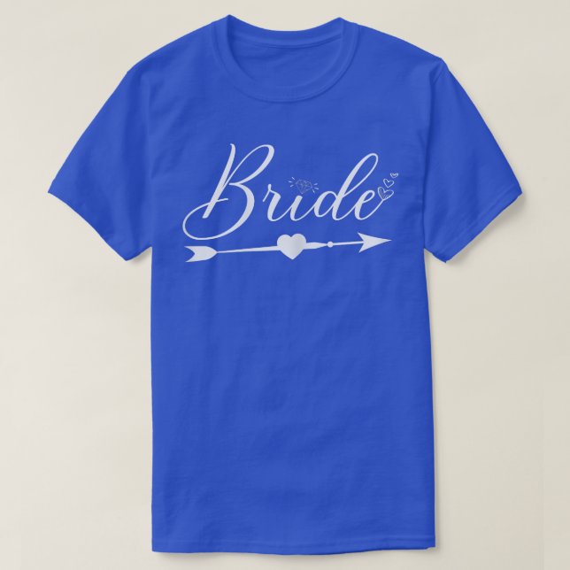 Womens Bride's Engagement Party  T-Shirt (Design Front)