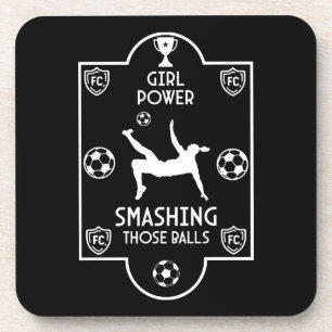 Womens British British Soccer Coaster