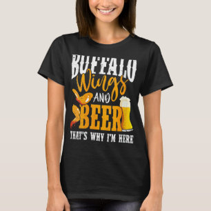 Womens Buffalo Wings Fried Chicken Hot Wing Sauce T-Shirt