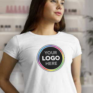 Women's Business Logo T-Shirt - Large Front Print