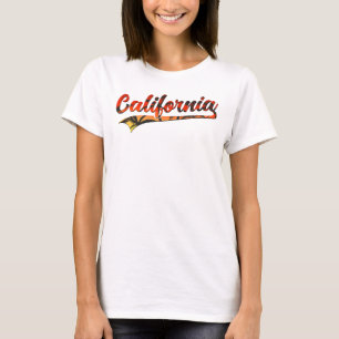 Women's California White Sunset T-Shirt