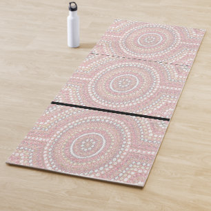 Women's Camp Aboriginal Art Yoga Mat
